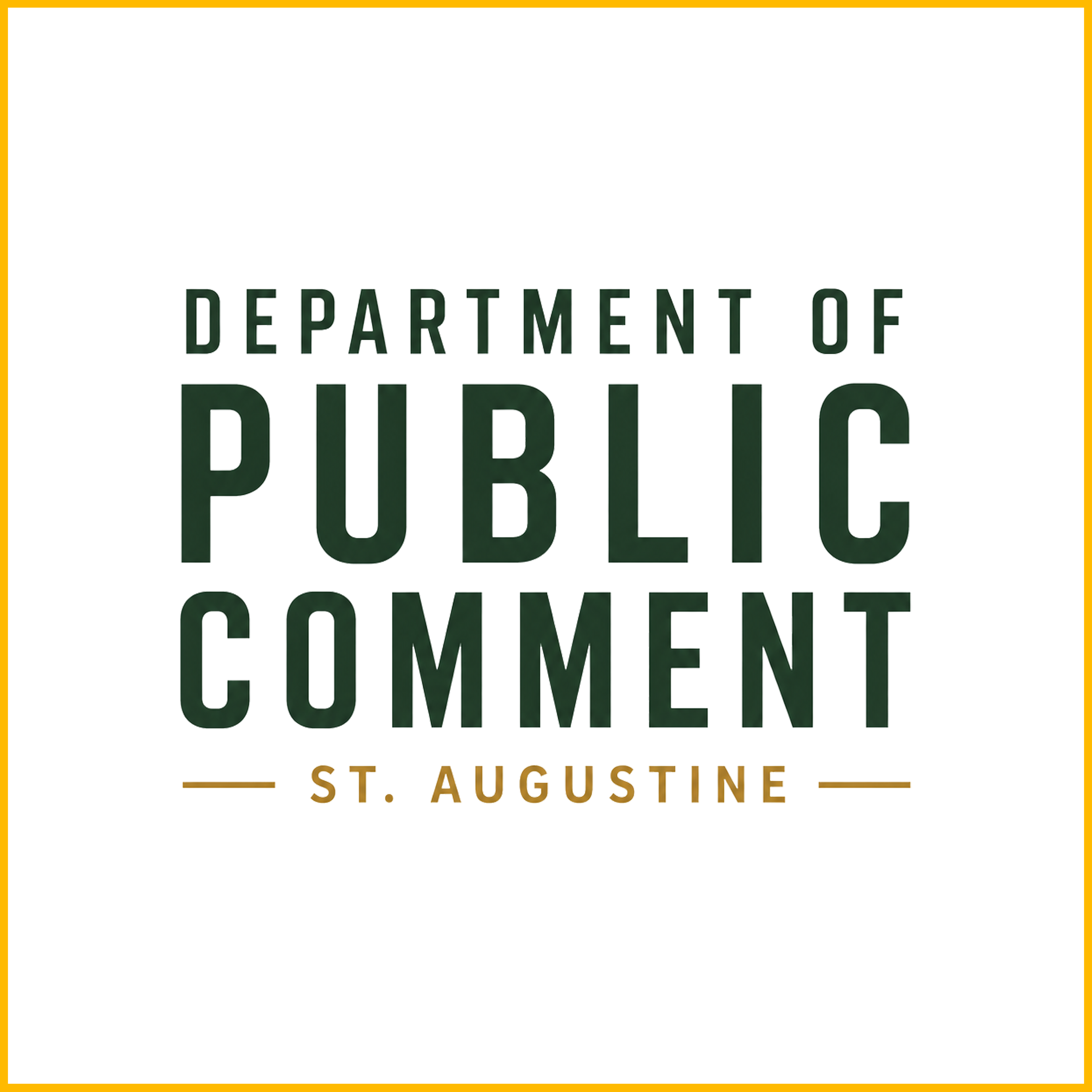 Department of Public Comments