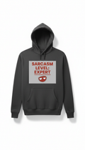 'Sarcasm Level: Expert' Headline Hoodie