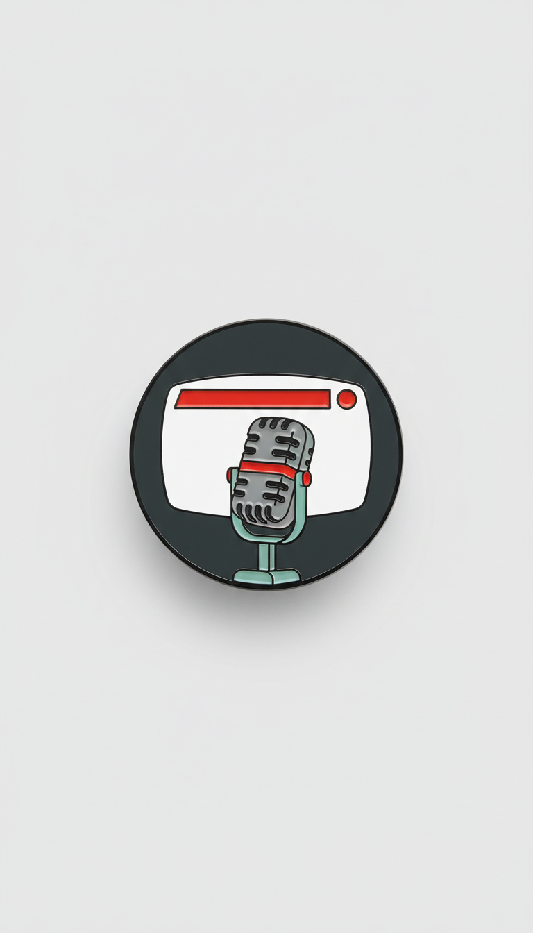 'Trust Me, I’m the News' Enamel Pin